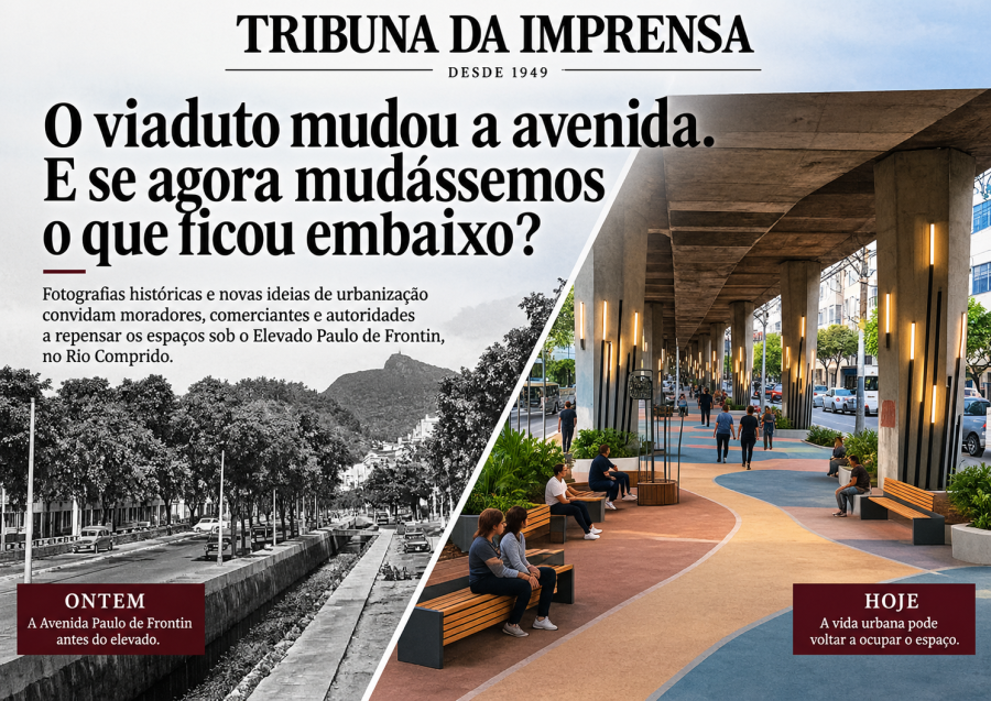 O viaduto mudou a avenida. E se agora mudássemos o que ficou embaixo?