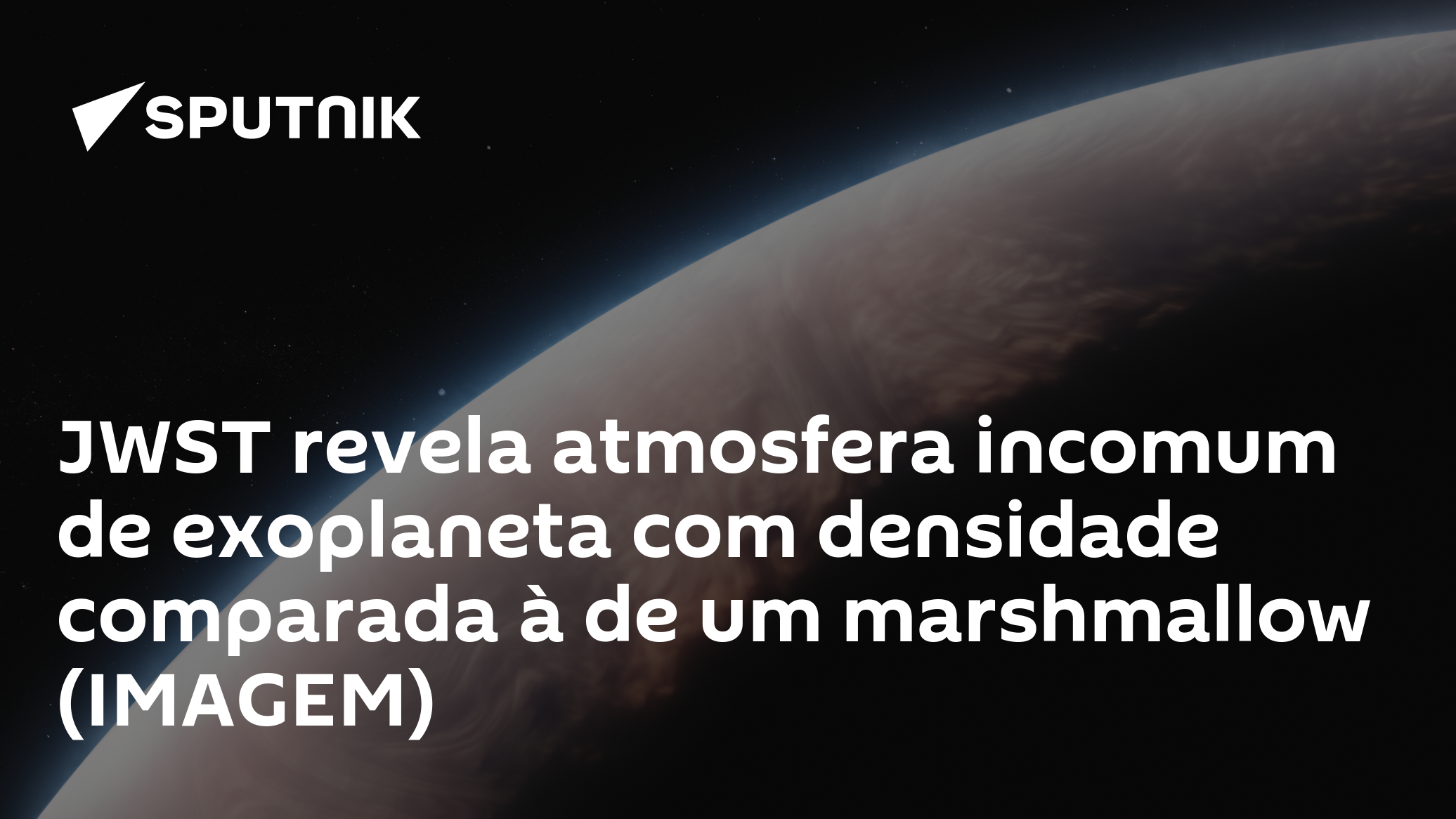 JWST revela atmosfera incomum de exoplaneta com densidade comparada à de um marshmallow (IMAGEM)
