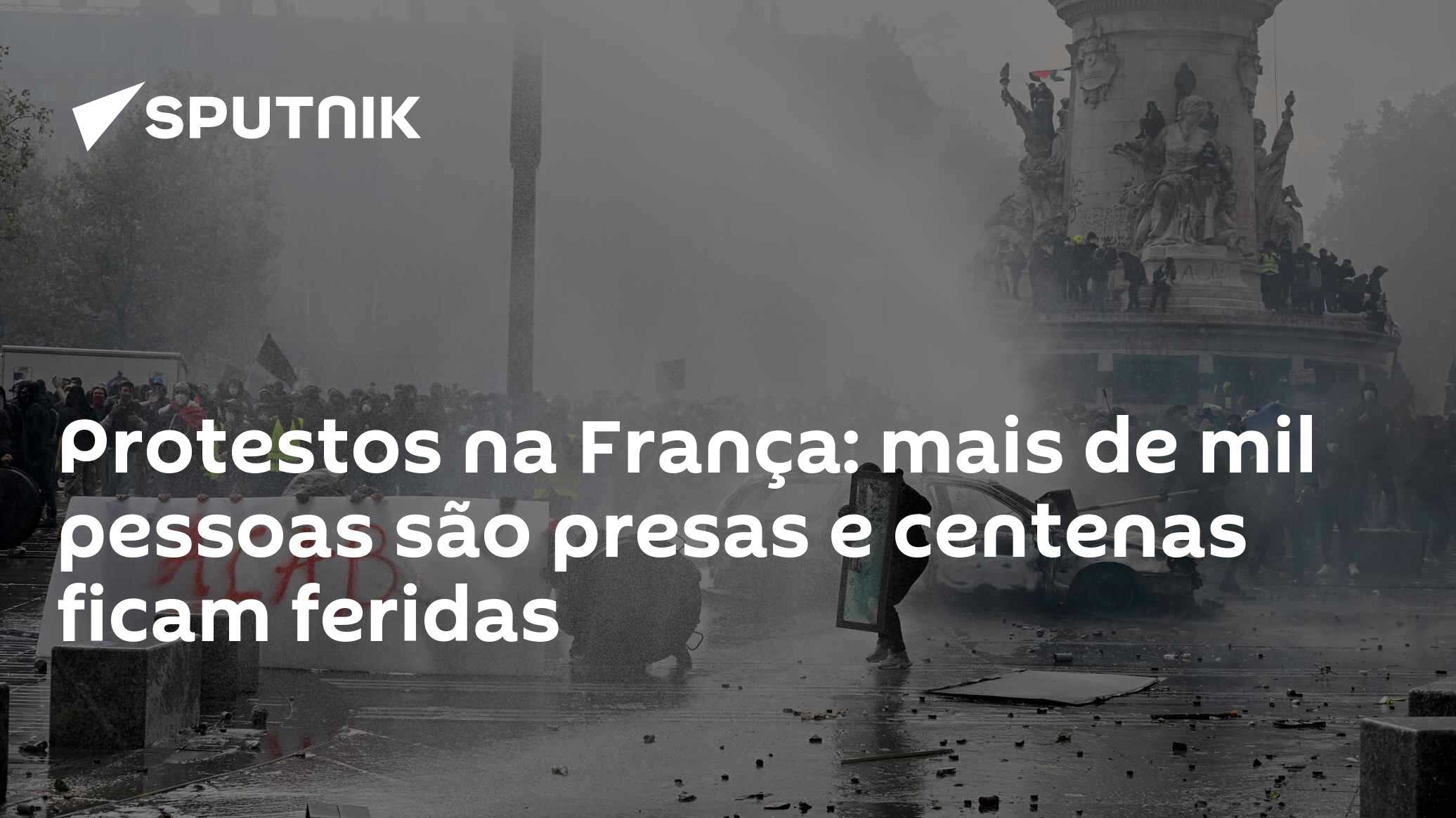 Protestos na França: mais de mil pessoas são presas e centenas ficam feridas