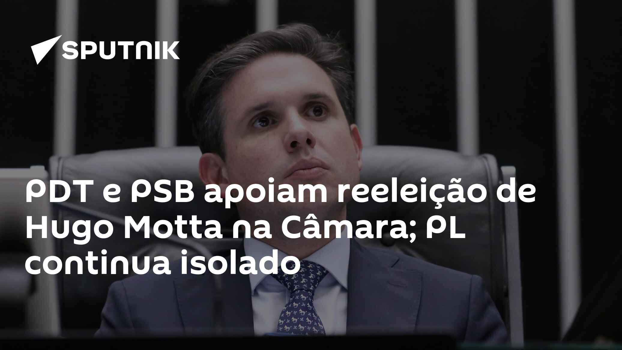 PDT e PSB apoiam reeleição de Hugo Motta na Câmara; PL continua isolado