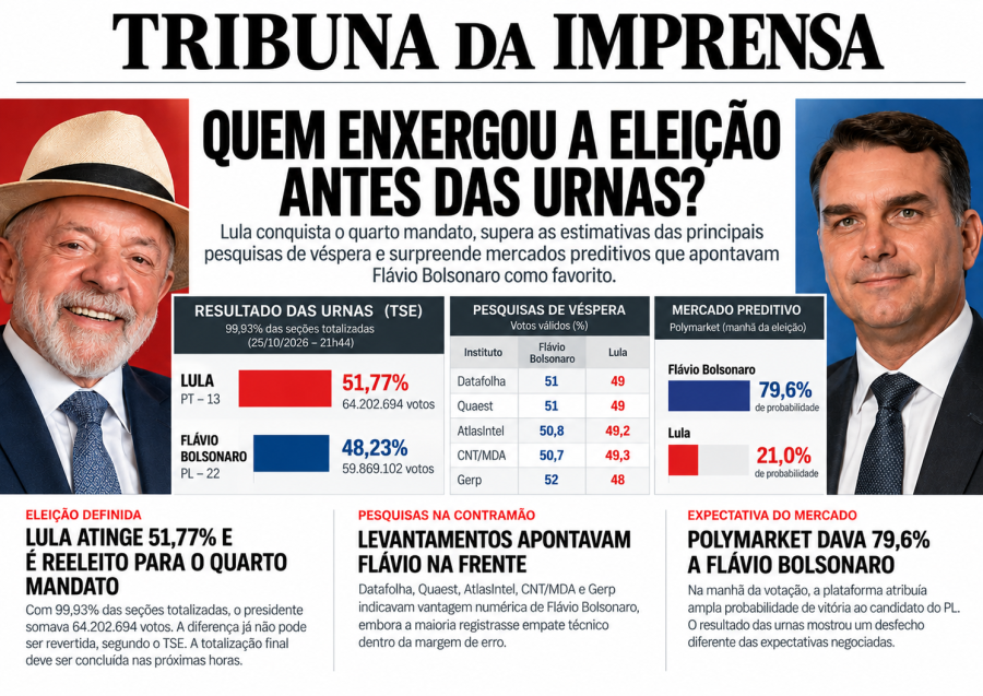 Quem enxergou a eleição antes das urnas?