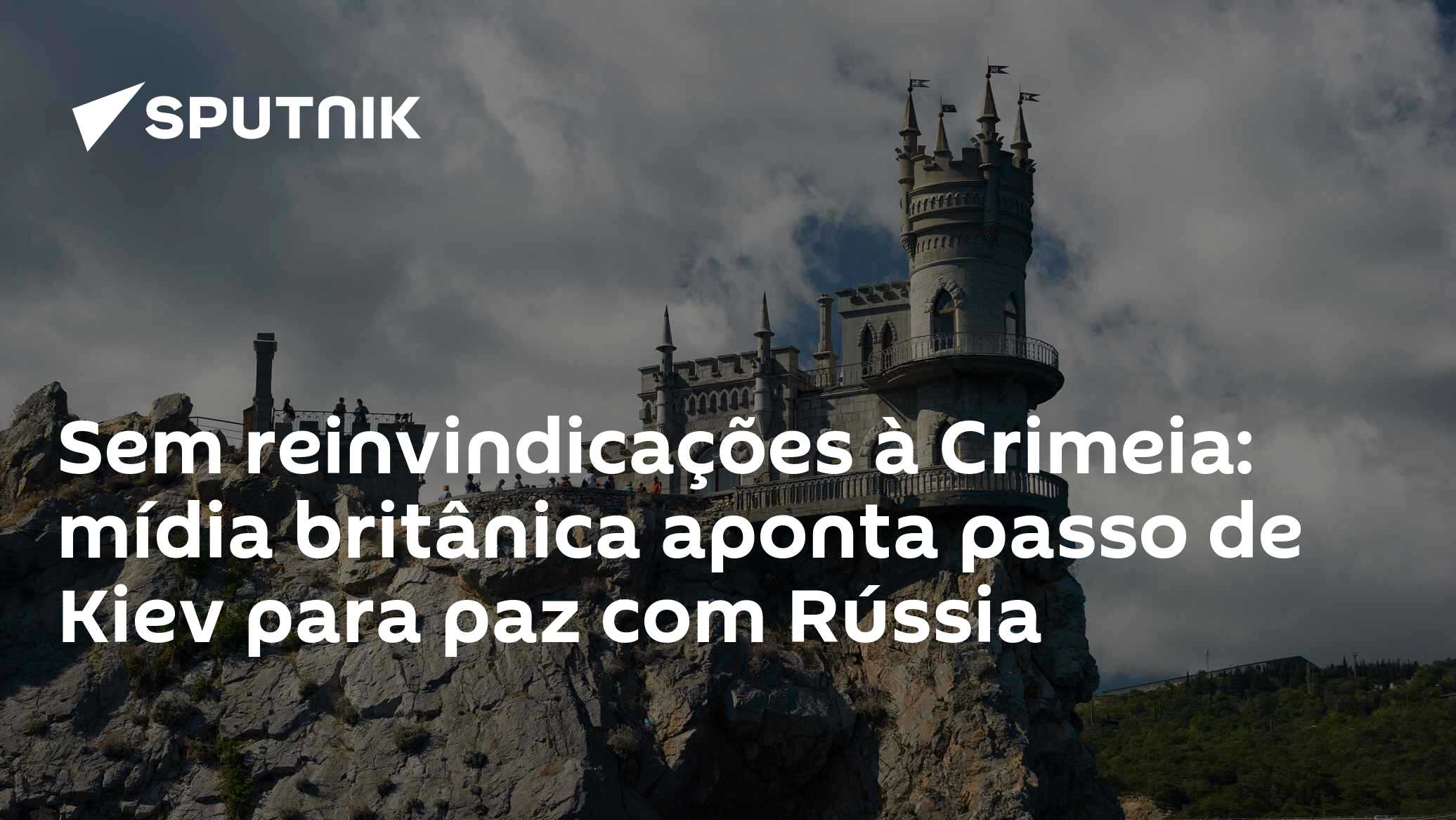 Sem reinvindicações à Crimeia: mídia britânica aponta passo de Kiev para paz com Rússia
