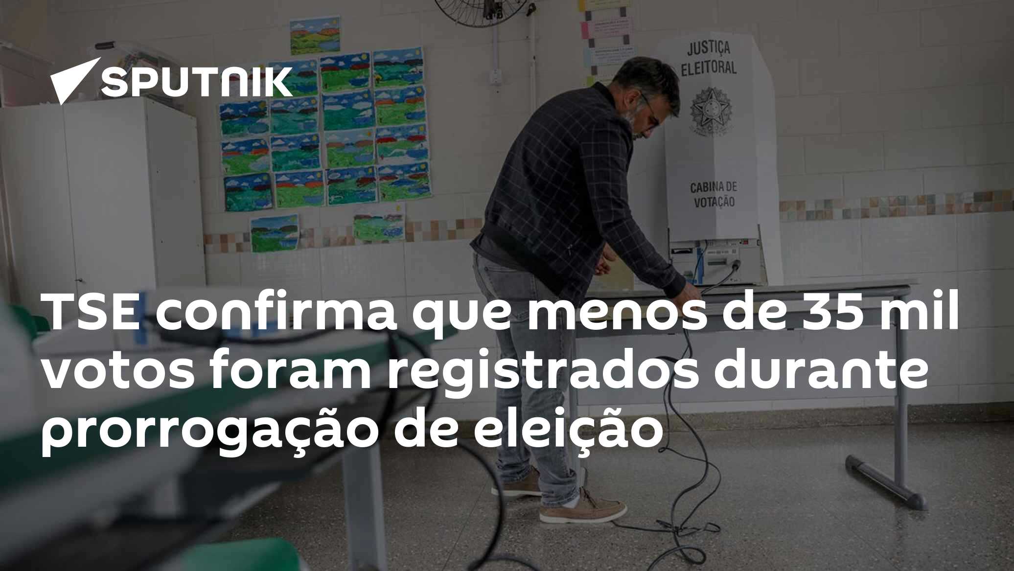 TSE confirma que menos de 35 mil votos foram registrados durante prorrogação de eleição