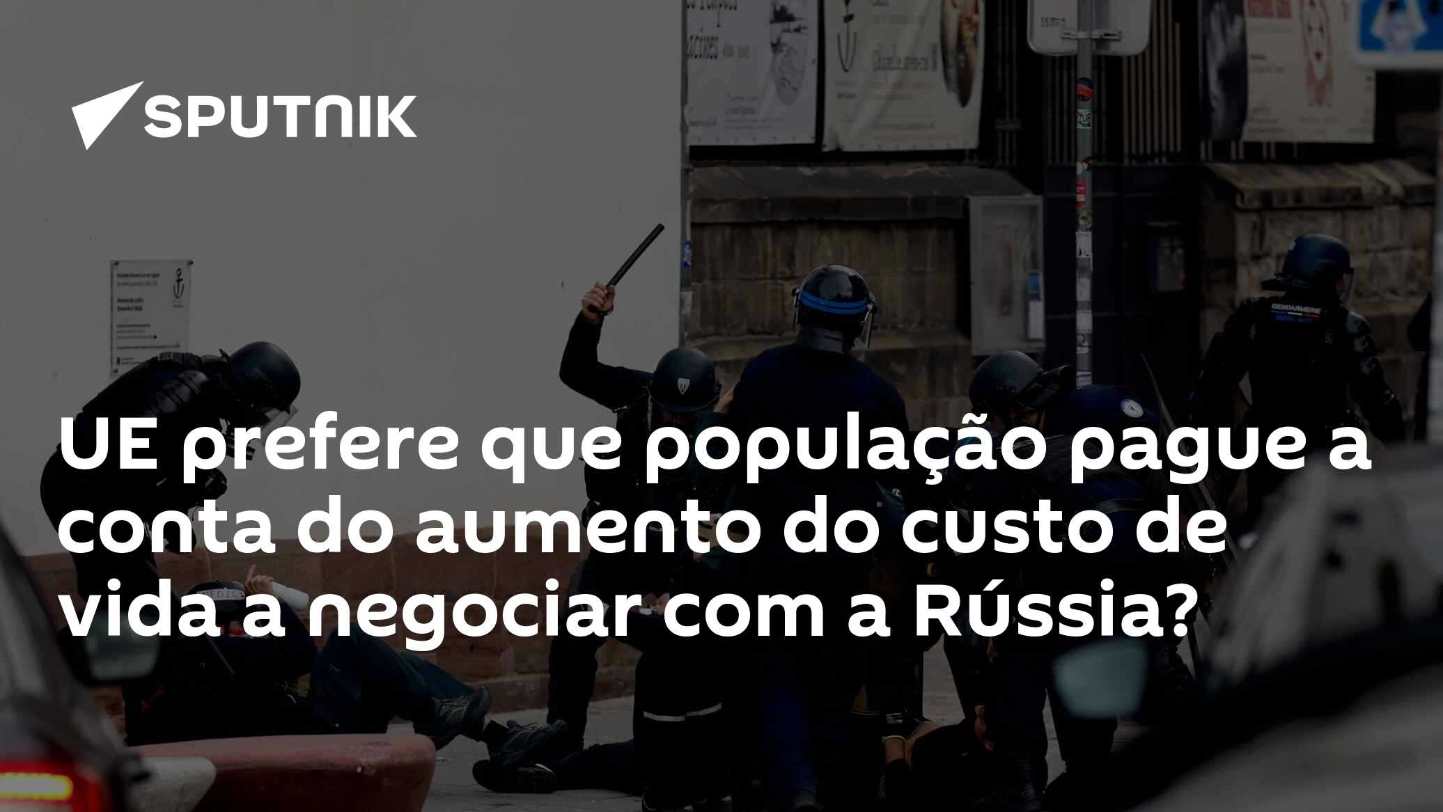 UE prefere que população pague a conta do aumento do custo de vida a negociar com a Rússia?