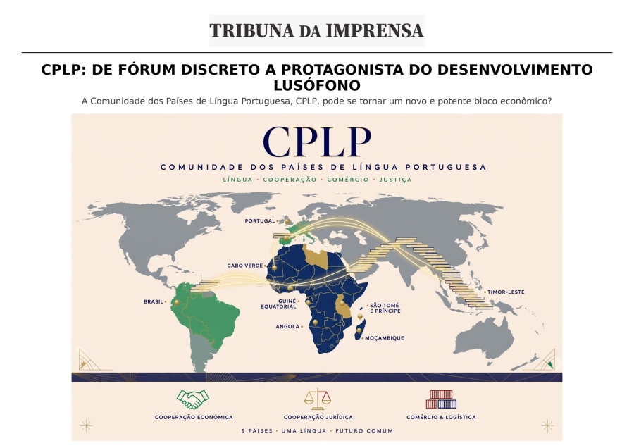 CPLP: de fórum discreto a protagonista do desenvolvimento lusófono 