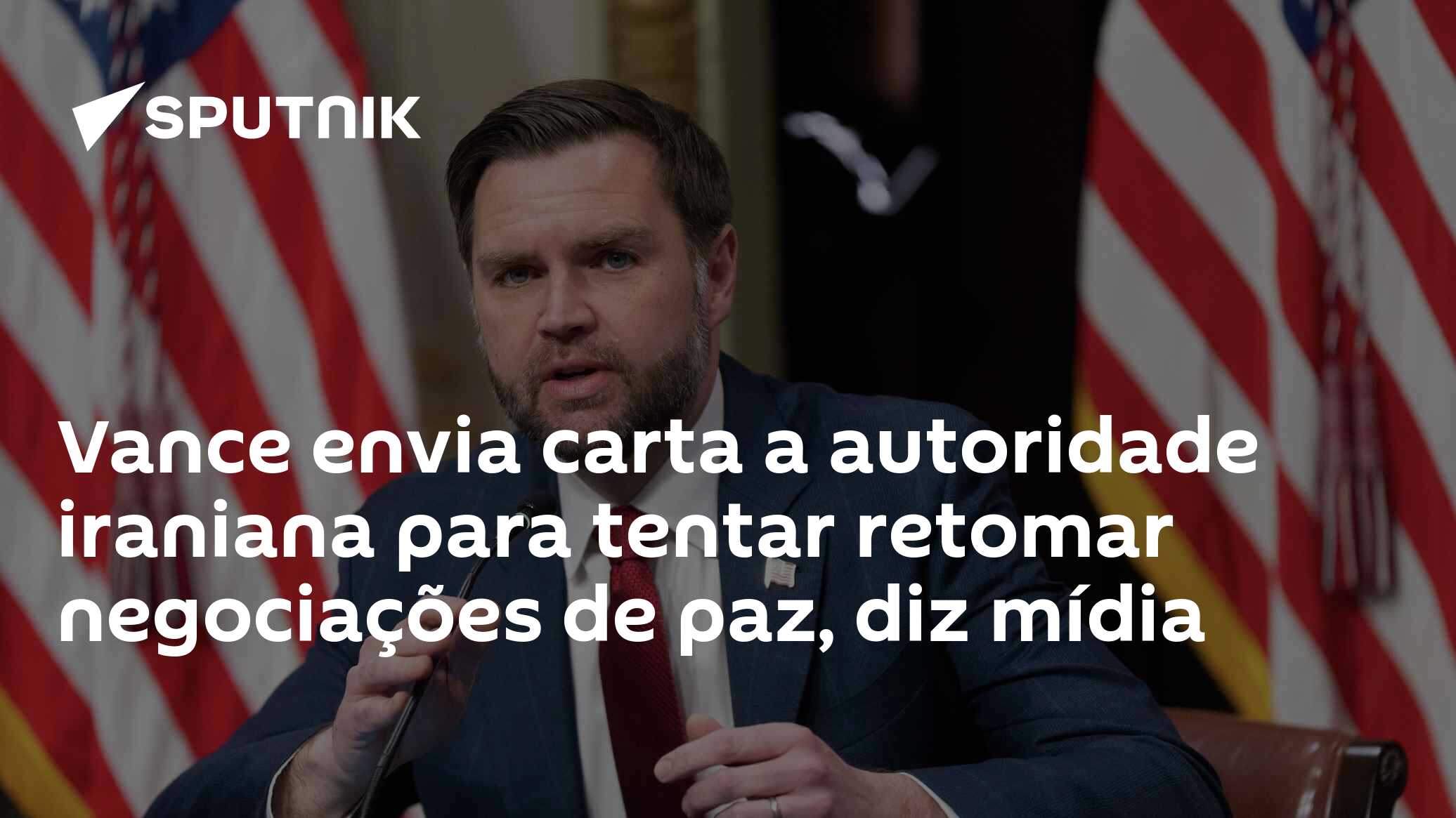 Vance envia carta a autoridade iraniana para tentar retomar negociações de paz, diz mídia