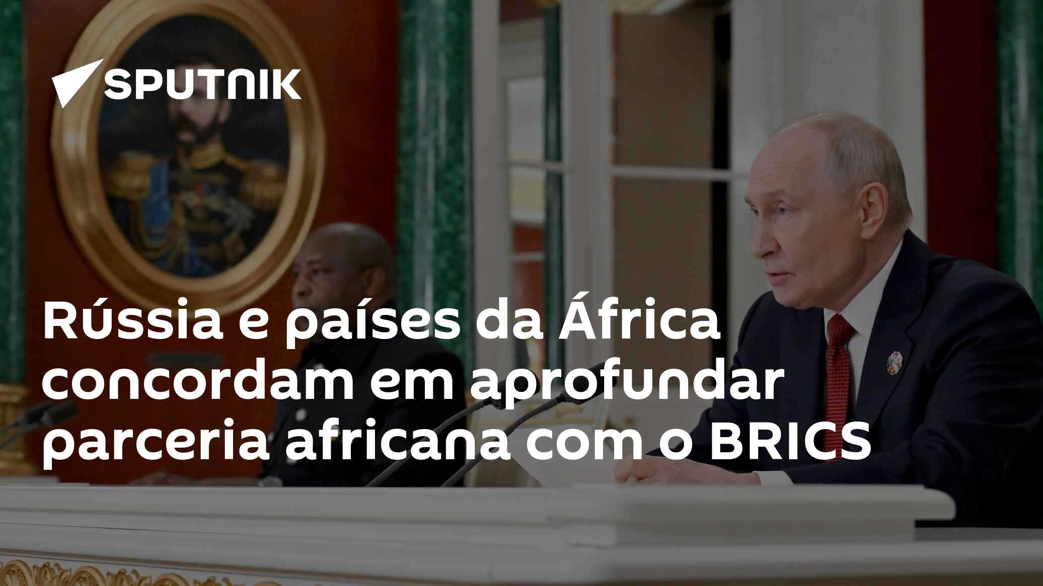 Rússia e países da África concordam em aprofundar parceria africana com o BRICS