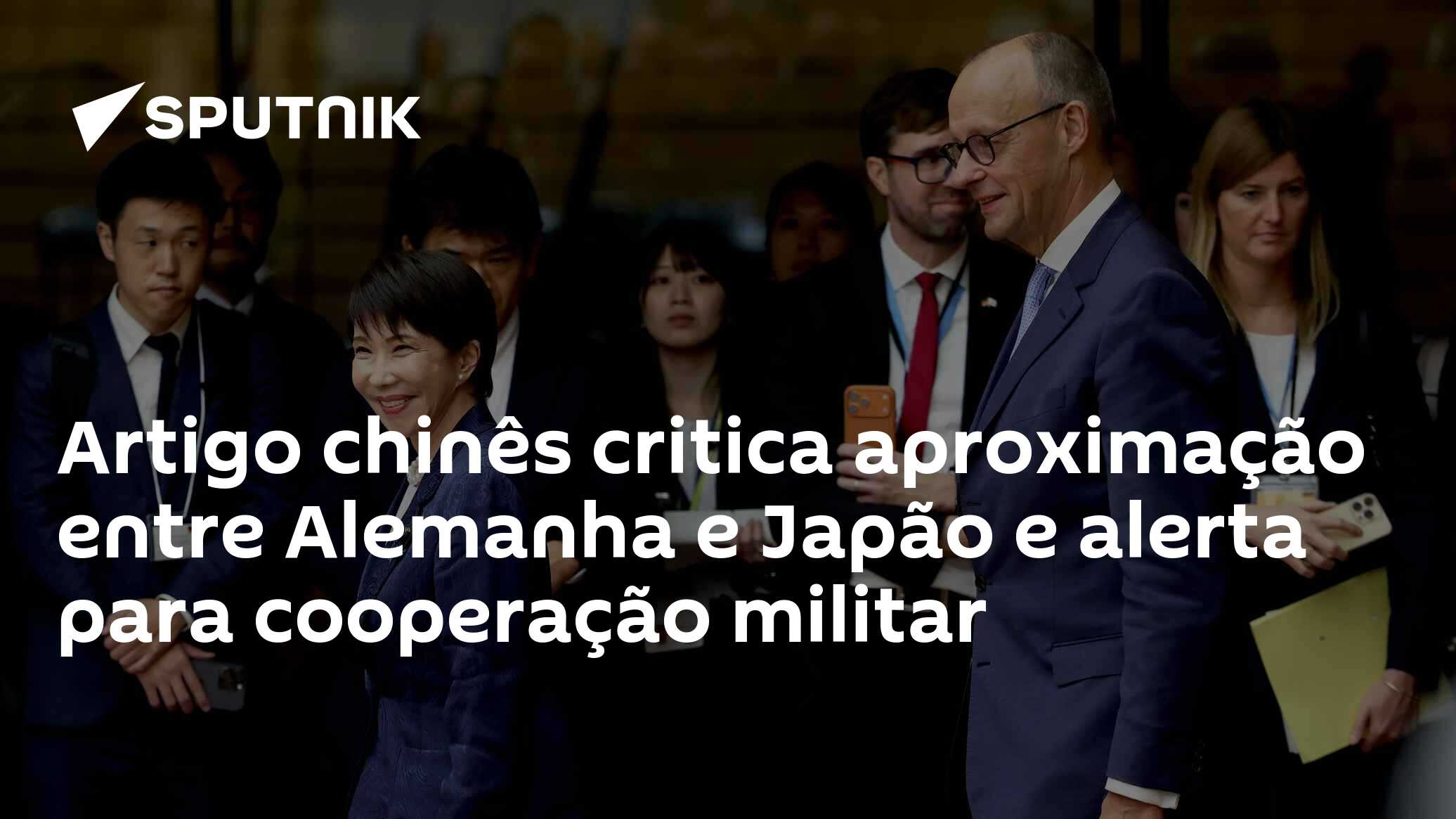 Artigo chinês critica aproximação entre Alemanha e Japão e alerta para cooperação militar
